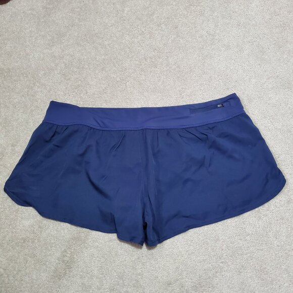 NIKE NWT Swim Essential Board Shorts Bikini Liner Stretch Beach Blue Women's XXL - Picture 4 of 14